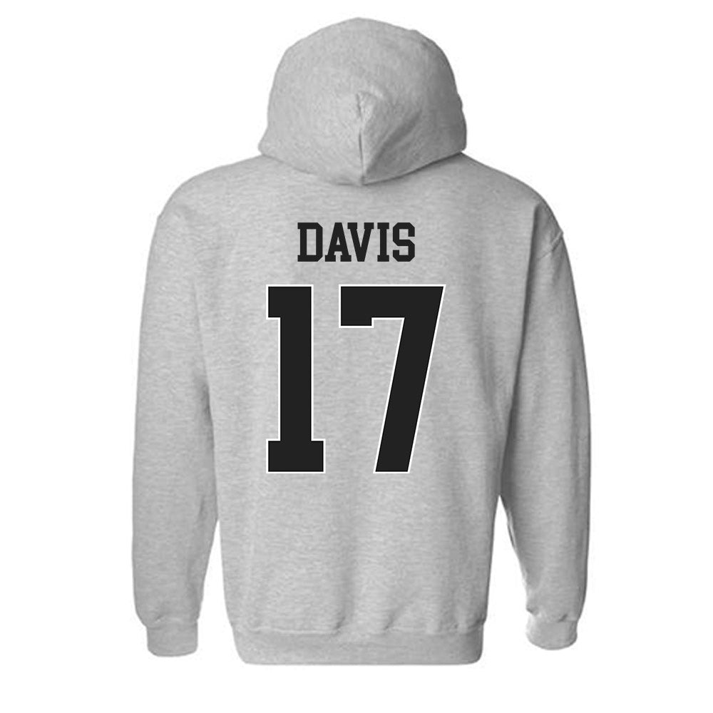 Vanderbilt - NCAA Football : Mark Davis - Replica Shersey Hooded Sweatshirt-1