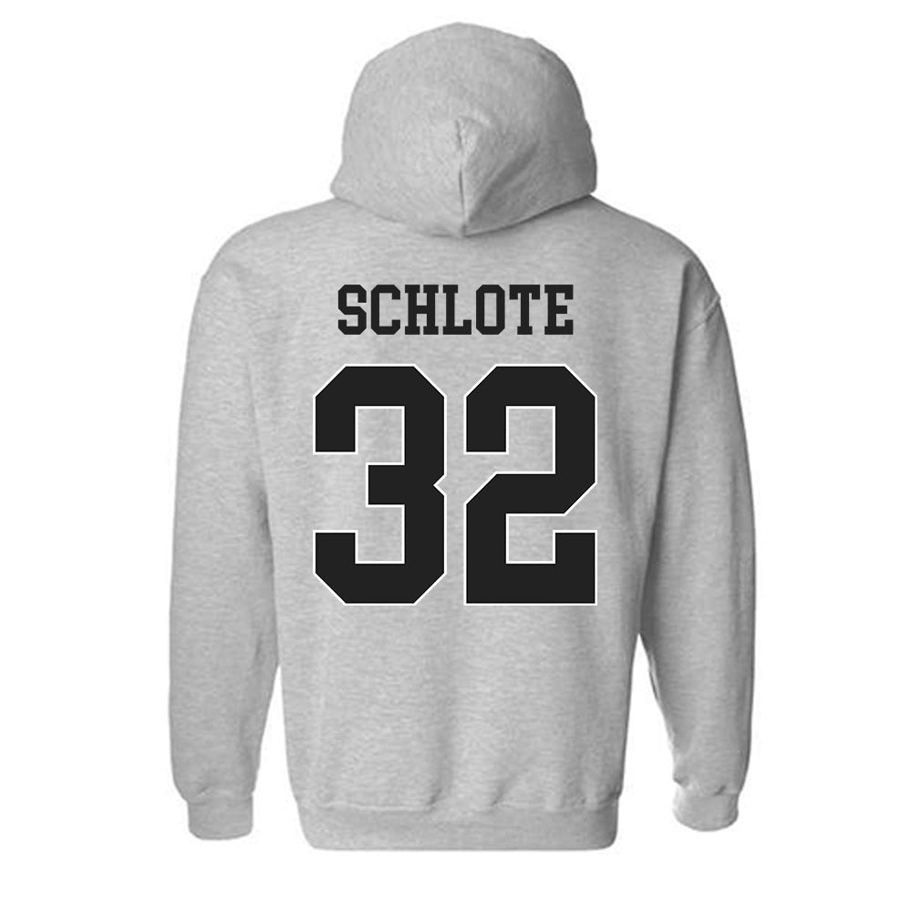 Vanderbilt - NCAA Baseball : Nate Schlote - Replica Shersey Hooded Sweatshirt-1