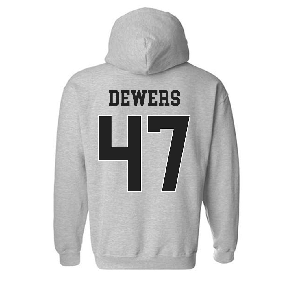 Vanderbilt - NCAA Football : Justin Dewers - Replica Shersey Hooded Sweatshirt-1