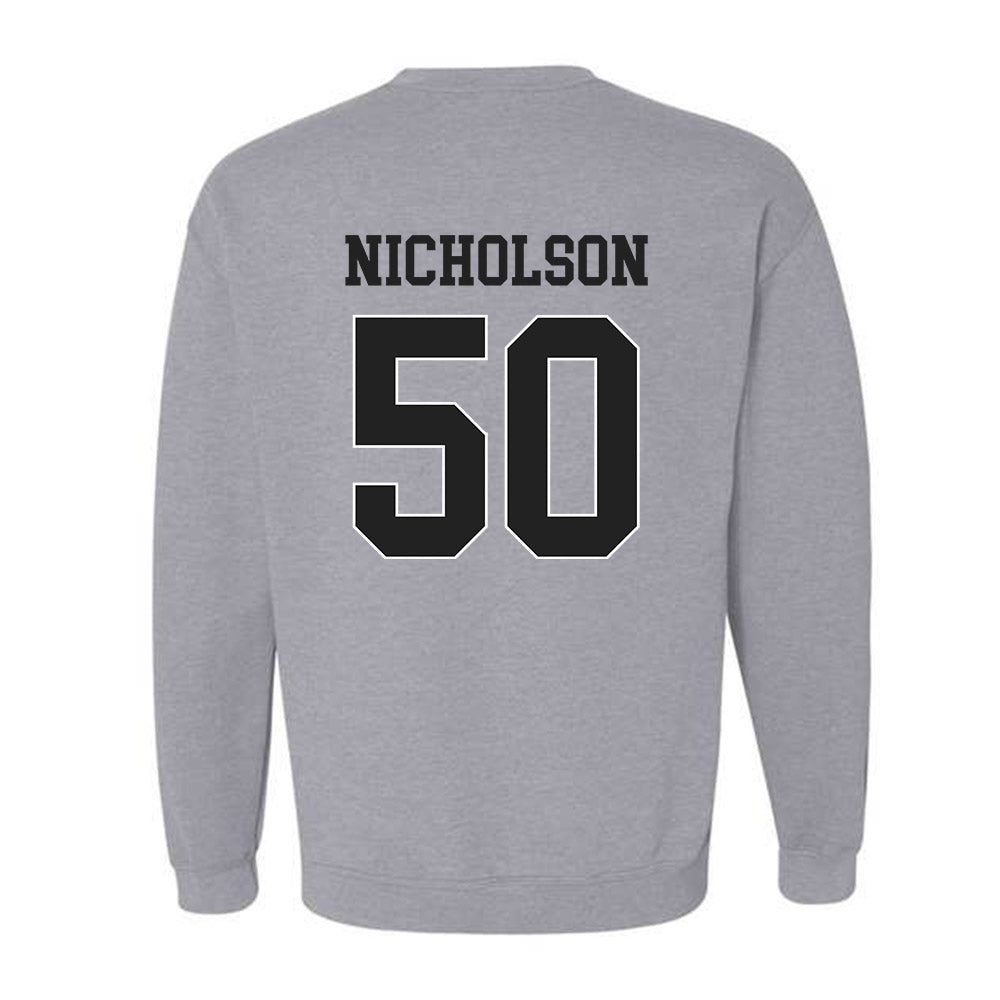 Vanderbilt - NCAA Men's Basketball : Mason Nicholson - Replica Shersey Crewneck Sweatshirt-1