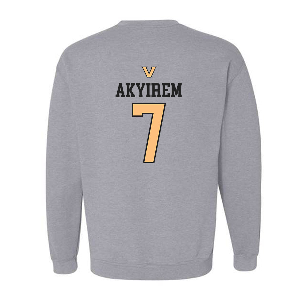 Vanderbilt - NCAA Women's Soccer : Vivian Akyirem - Sports Shersey Crewneck Sweatshirt-1