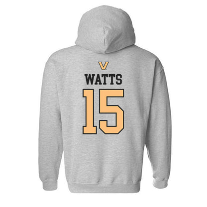 Vanderbilt - NCAA Women's Soccer : Sydney Watts - Sports Shersey Hooded Sweatshirt-1