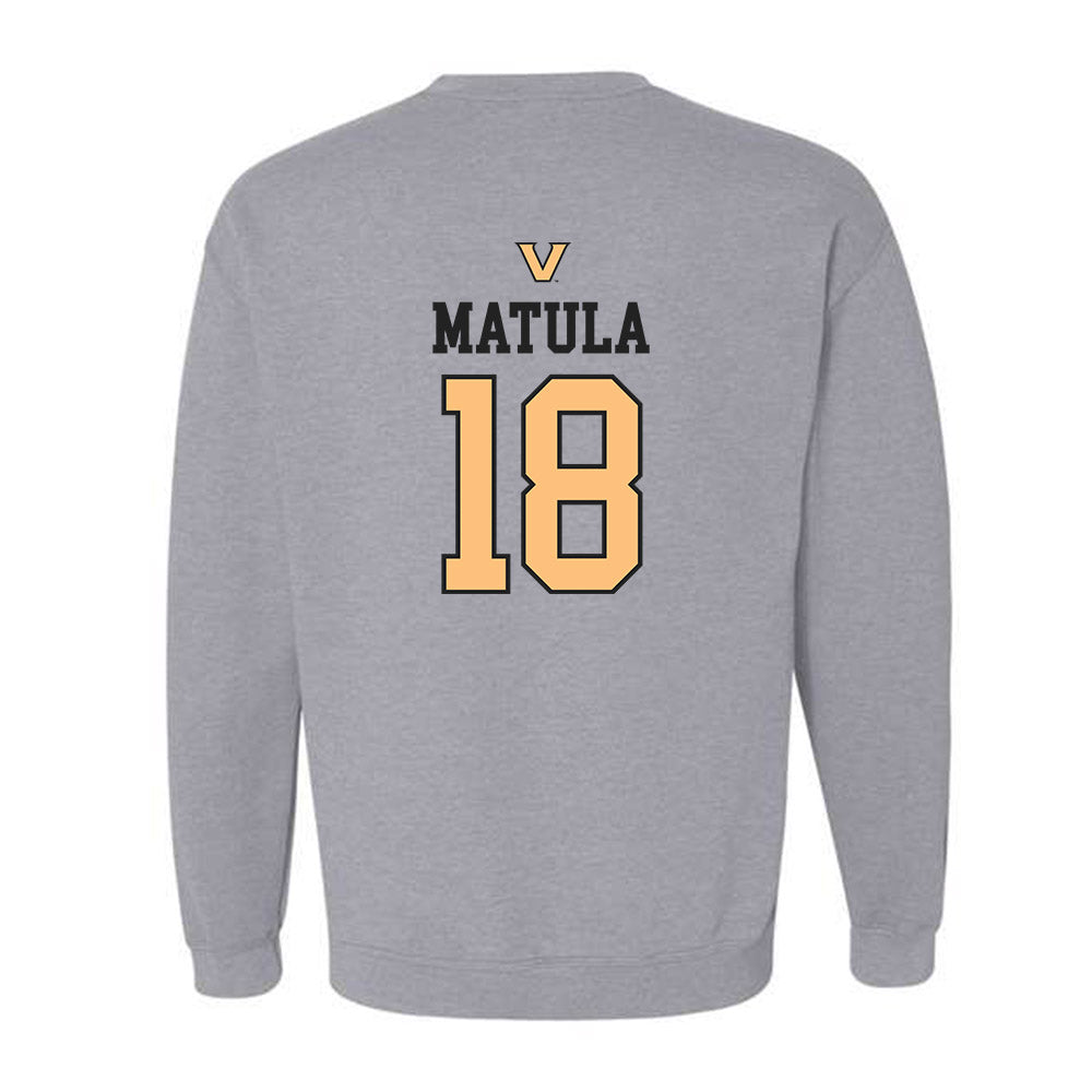 Vanderbilt - NCAA Women's Soccer : Margo Matula - Sports Shersey Crewneck Sweatshirt-1