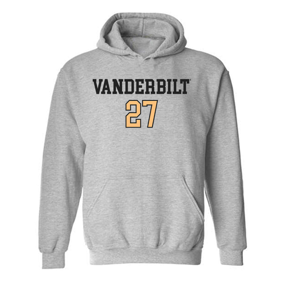 Vanderbilt - NCAA Women's Soccer : Olivia Stafford - Sports Shersey Hooded Sweatshirt-0