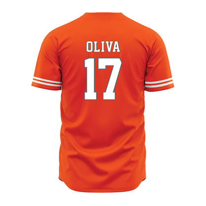 UTRGV - NCAA Baseball : Steven Oliva - Orange Jersey-1