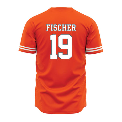 UTRGV - NCAA Baseball : Chayton Fischer - Orange Jersey-1