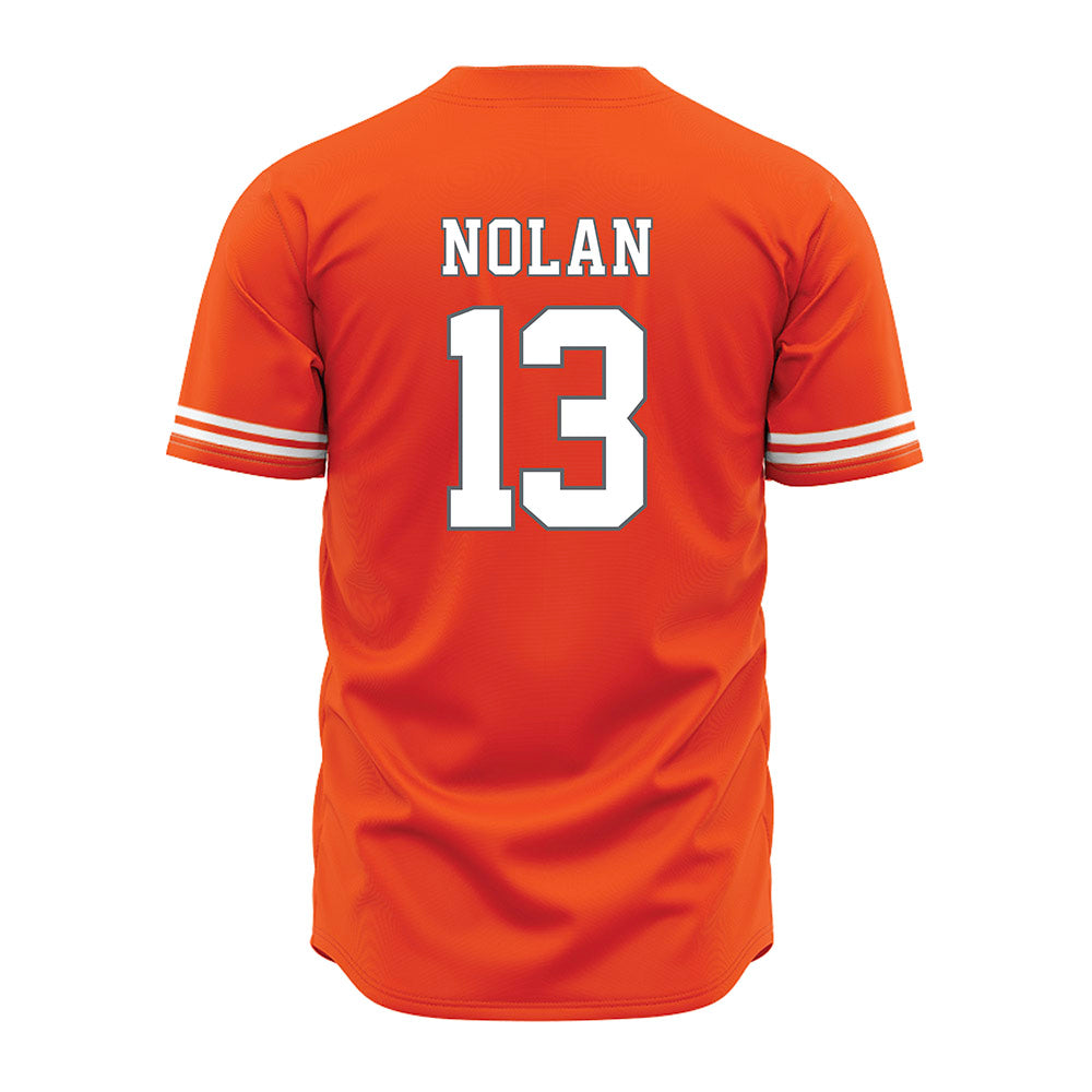 UTRGV - NCAA Baseball : Nick Nolan - Orange Jersey-1