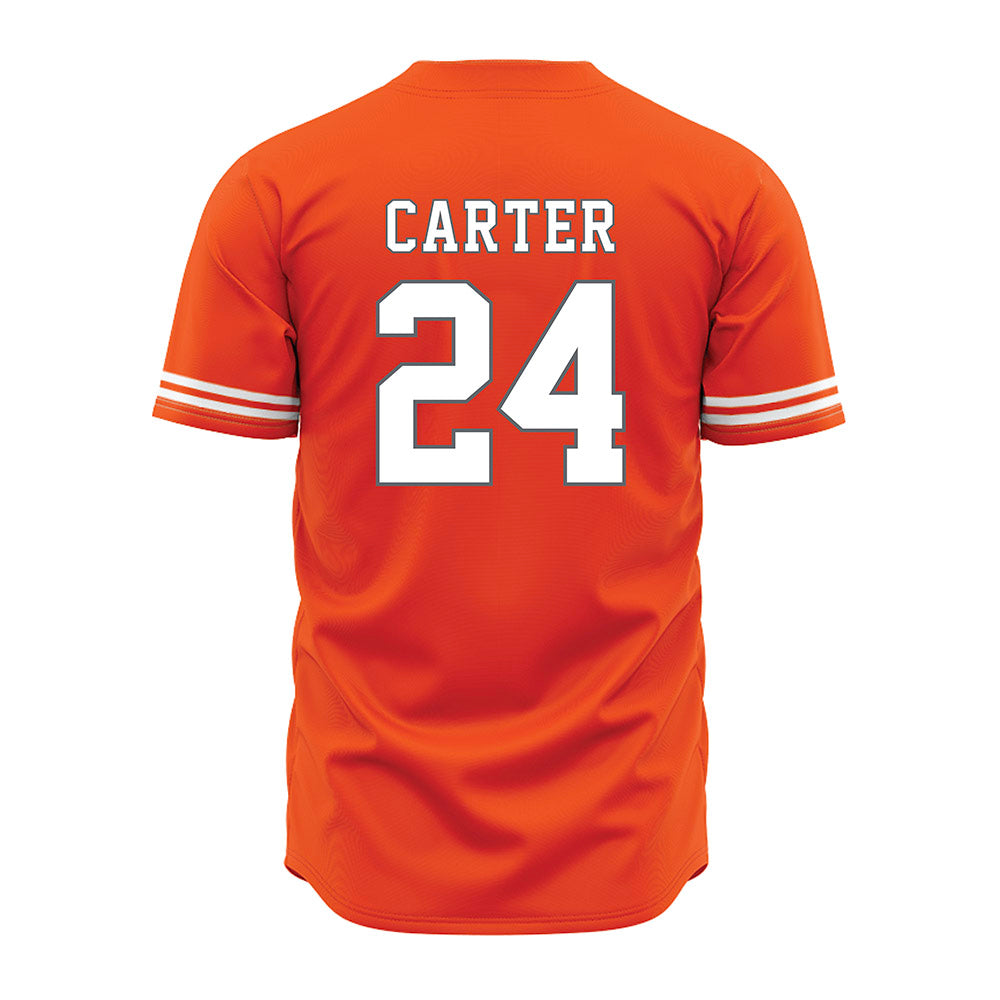 UTRGV - NCAA Baseball : Cameron Carter - Orange Jersey-1