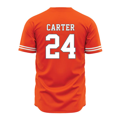 UTRGV - NCAA Baseball : Cameron Carter - Orange Jersey-1