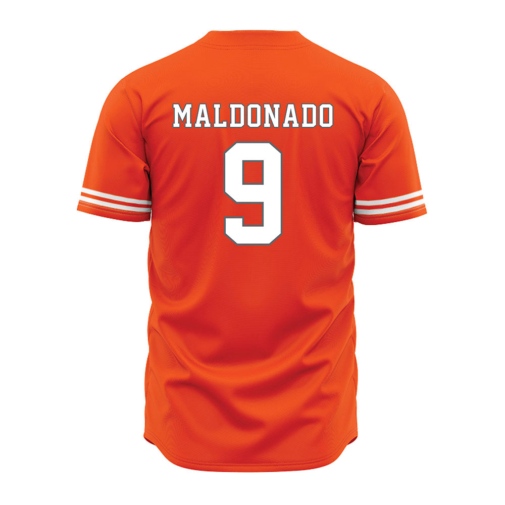 UTRGV - NCAA Baseball : Evan Maldonado - Orange Jersey-1
