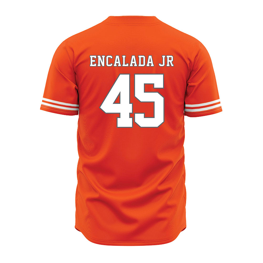UTRGV - NCAA Baseball : Emir Encalada Jr - Orange Jersey-1