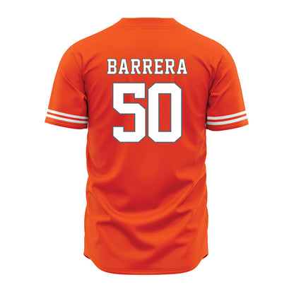 UTRGV - NCAA Baseball : Daren Barrera - Orange Jersey-1