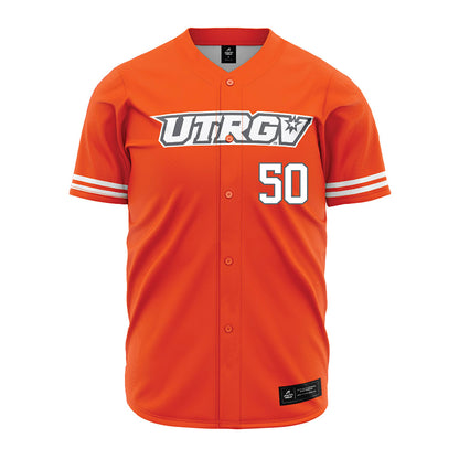 UTRGV - NCAA Baseball : Daren Barrera - Orange Jersey-0