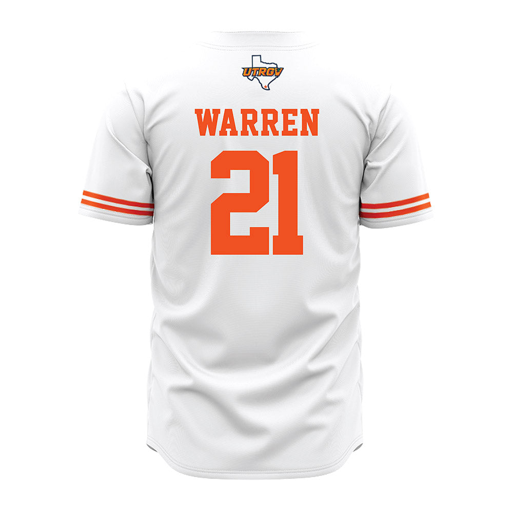 UTRGV - NCAA Baseball : Hank Warren - White Jersey-1