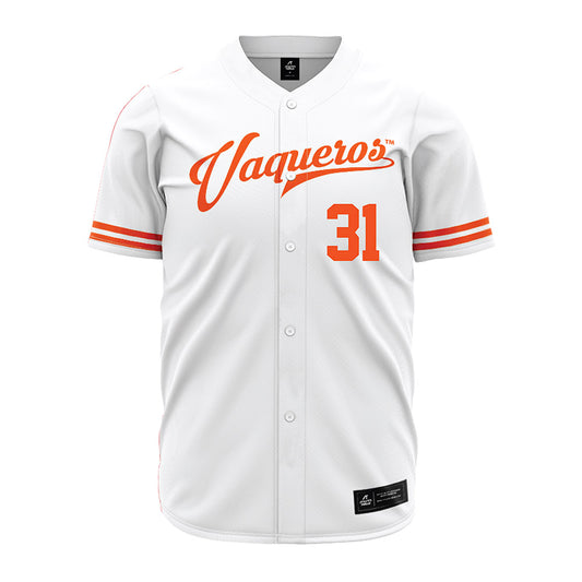 UTRGV - NCAA Baseball : Carlos Vallejo - White Jersey-0