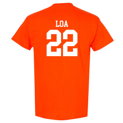 UTRGV - NCAA Baseball : Victor Loa - Orange T-Shirt-1