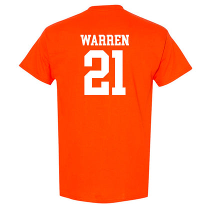 UTRGV - NCAA Baseball : Hank Warren - Orange T-Shirt-1