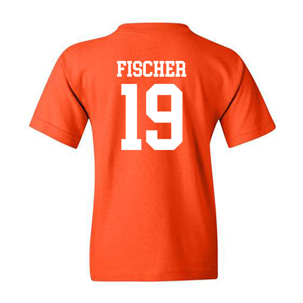 UTRGV - NCAA Baseball : Chayton Fischer - Orange Youth T-Shirt-1