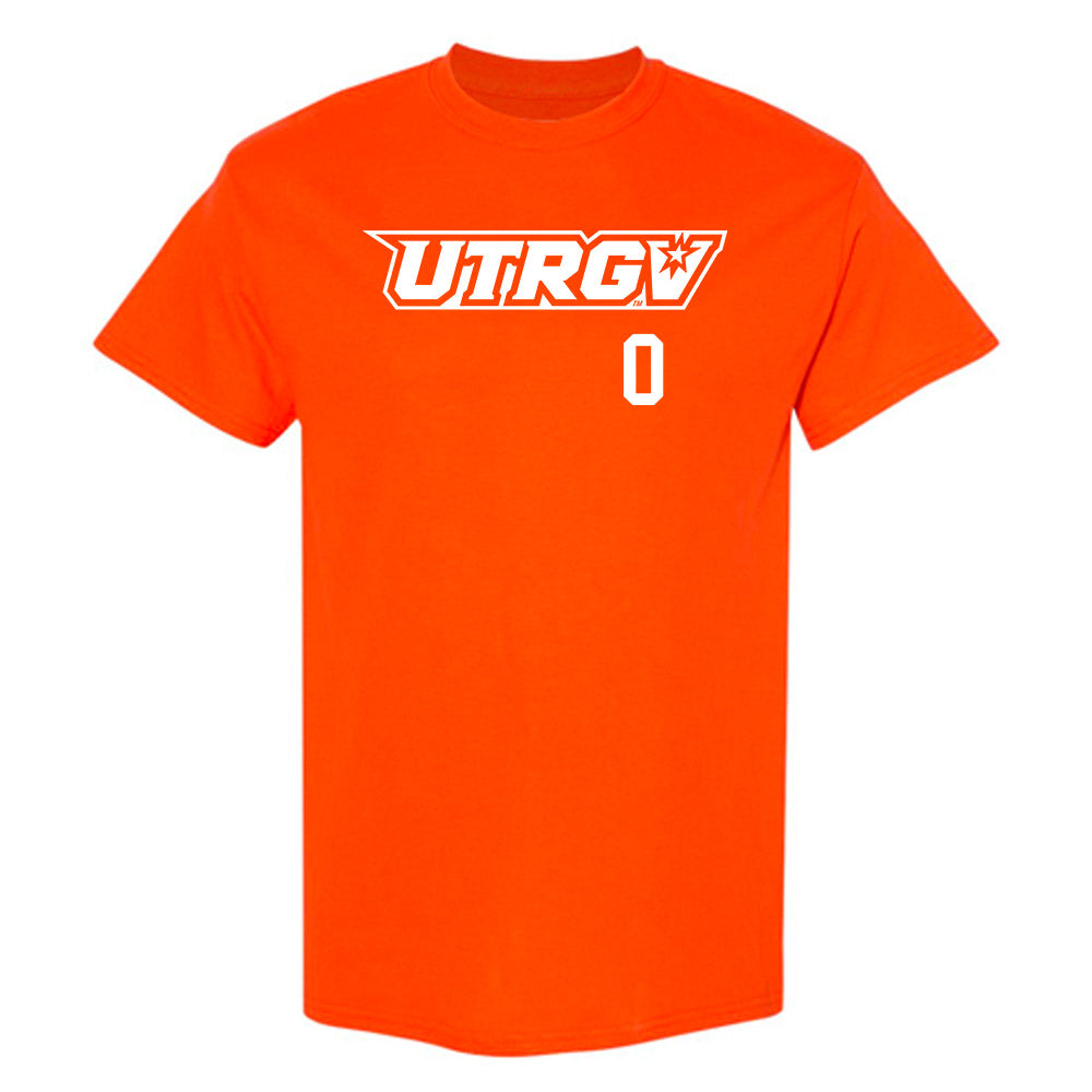 UTRGV - NCAA Baseball : Rudy Gonzalez - Orange T-Shirt-0