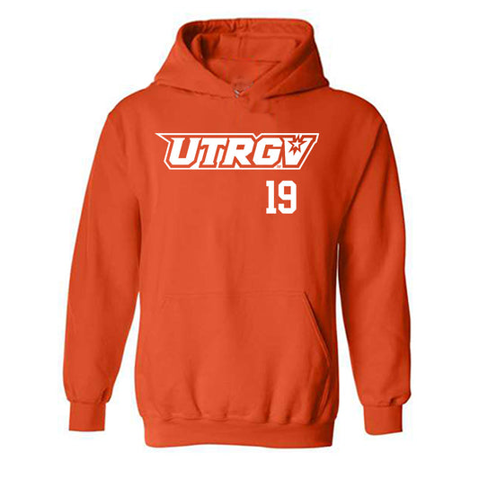 UTRGV - NCAA Baseball : Chayton Fischer - Orange Hooded Sweatshirt-0