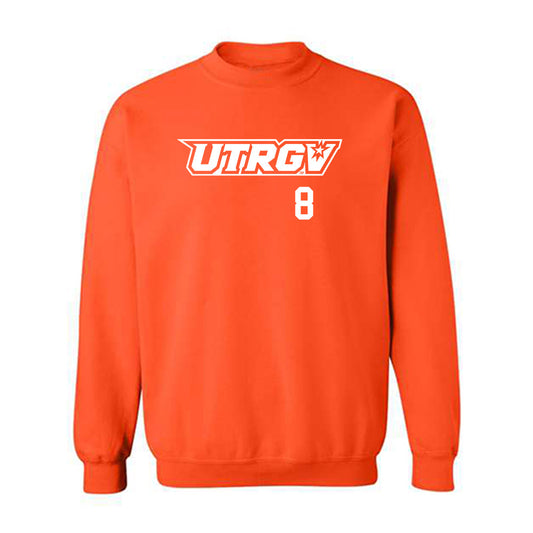 UTRGV - NCAA Baseball : Sebastian Mejia - Crewneck Sweatshirt Replica Shersey