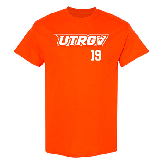 UTRGV - NCAA Baseball : Chayton Fischer - Orange T-Shirt-0