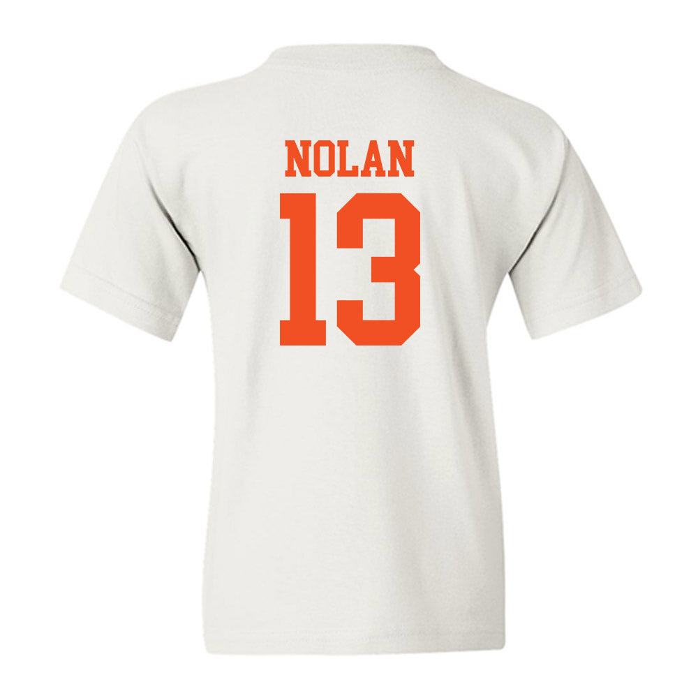 UTRGV - NCAA Baseball : Nick Nolan - White Youth T-Shirt-1
