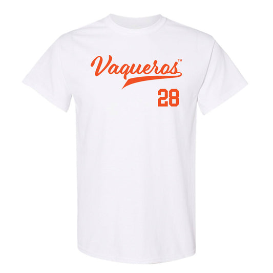 UTRGV - NCAA Baseball : Mason Engel - White T-Shirt-0
