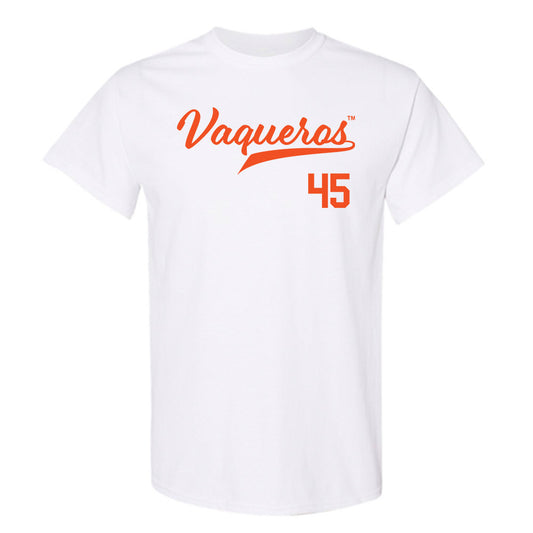 UTRGV - NCAA Baseball : Emir Encalada Jr - White T-Shirt-0