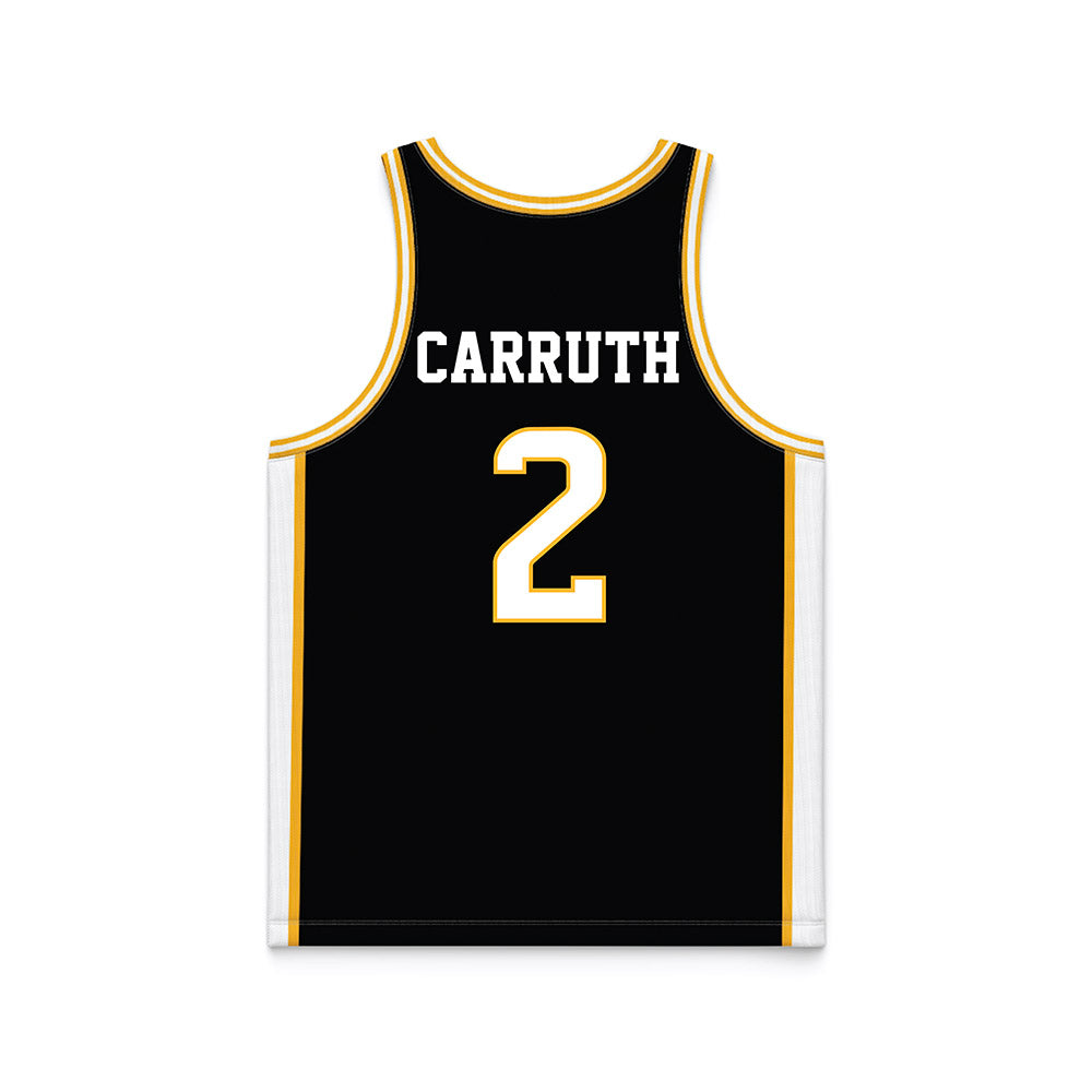 Southern Miss - NCAA Men's Basketball : Brewer Carruth - Black Basketball Jersey
