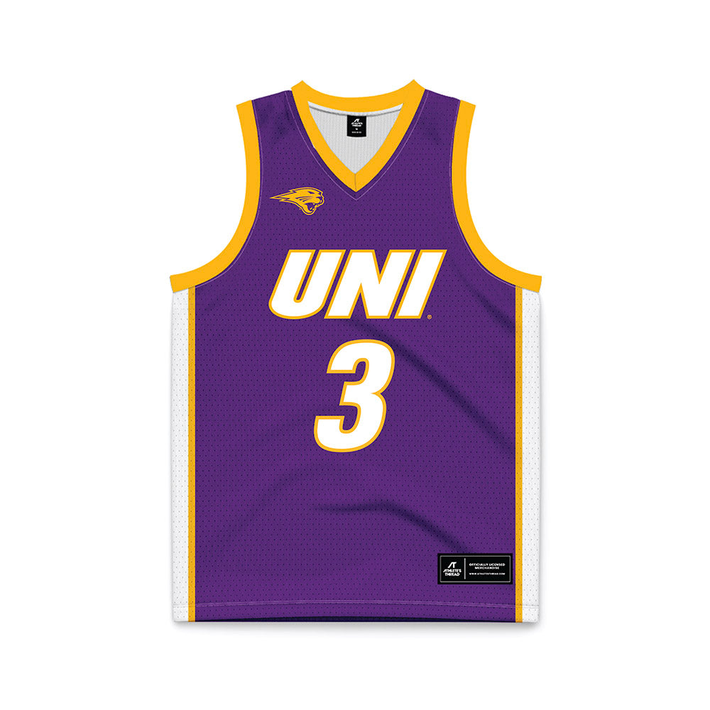 Northern Iowa - NCAA Men's Basketball : Max Weisbrod - Basketball Jersey