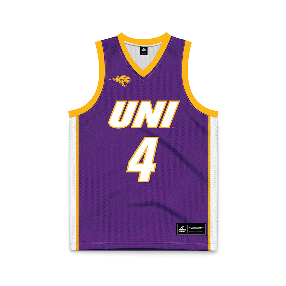 Northern Iowa - NCAA Men's Basketball : Trey Campbell - Basketball Jersey