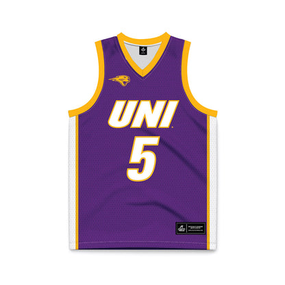 Northern Iowa - NCAA Men's Basketball : Wes Rubin - Basketball Jersey