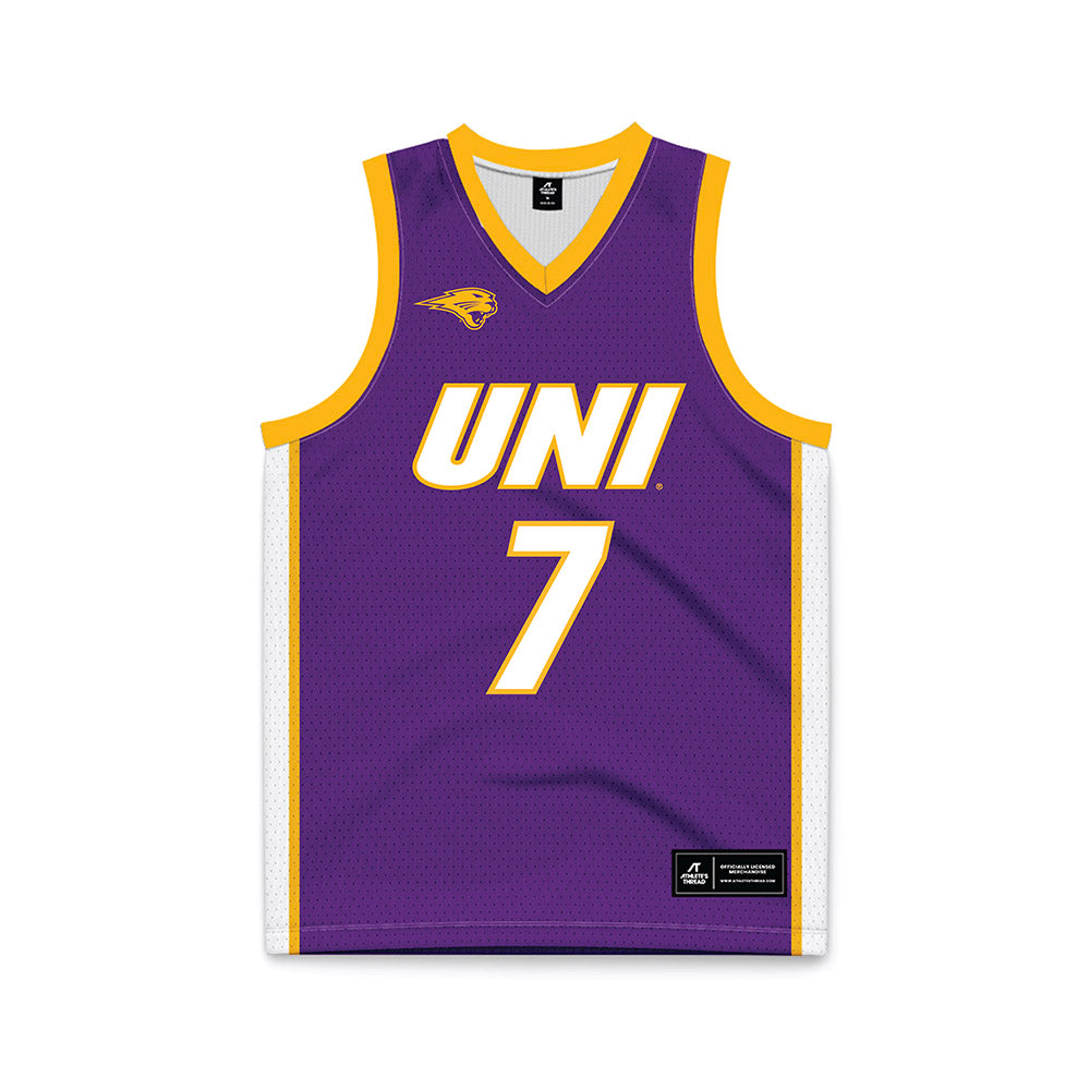 Northern Iowa - NCAA Men's Basketball : Ben Schwieger - Basketball Jersey