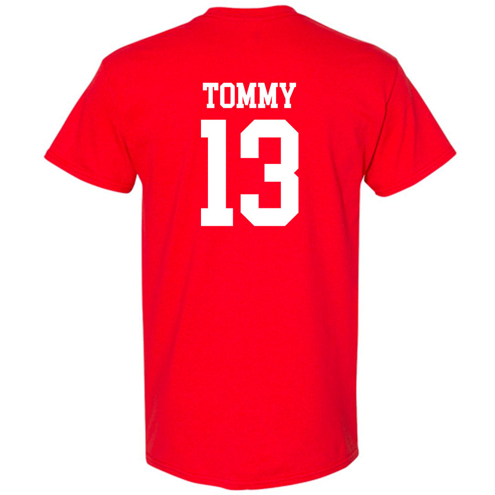 NC State - NCAA Men's Soccer : Calem Tommy - Sports Shersey T-Shirt-1