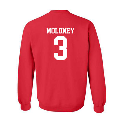 NC State - NCAA Men's Soccer : Riley Moloney - Sports Shersey Crewneck Sweatshirt-1