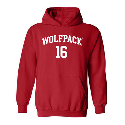 NC State - NCAA Men's Soccer : Mohamed Kallon - Sports Shersey Hooded Sweatshirt-0