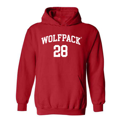 NC State - NCAA Men's Soccer : Brendan Peeples - Sports Shersey Hooded Sweatshirt-0