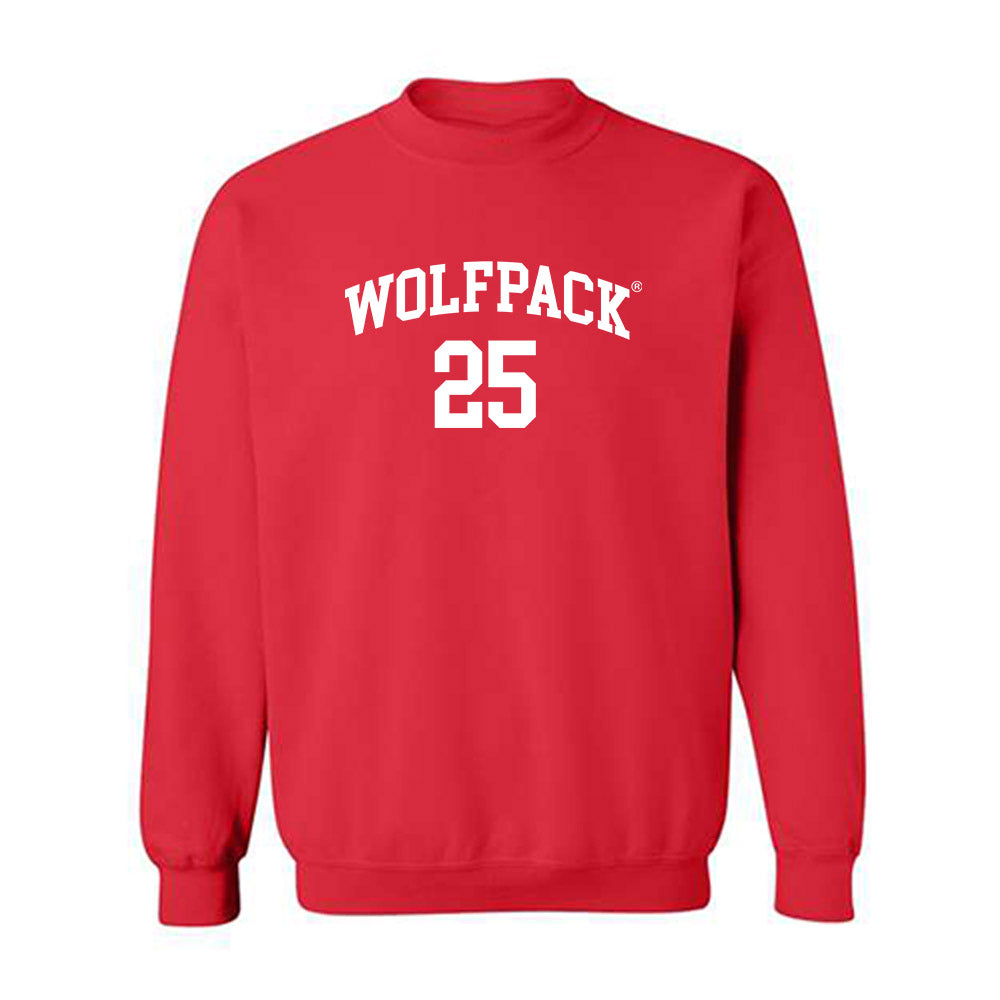 NC State - NCAA Men's Soccer : Adam Abdouh - Sports Shersey Crewneck Sweatshirt-0