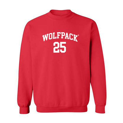NC State - NCAA Men's Soccer : Adam Abdouh - Sports Shersey Crewneck Sweatshirt-0