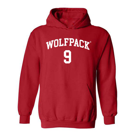 NC State - NCAA Men's Soccer : Ibrahim Conde - Sports Shersey Hooded Sweatshirt-0