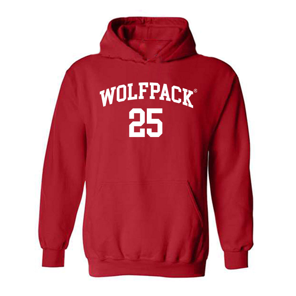 NC State - NCAA Men's Soccer : Adam Abdouh - Sports Shersey Hooded Sweatshirt-0