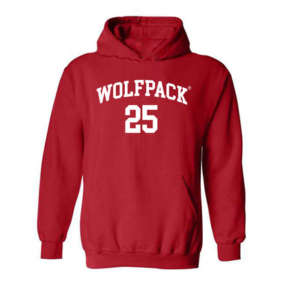 NC State - NCAA Men's Soccer : Adam Abdouh - Sports Shersey Hooded Sweatshirt-0