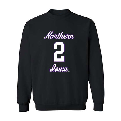 Northern Iowa - NCAA Men's Basketball : Geon Hutchins - Replica Shersey Crewneck Sweatshirt-0