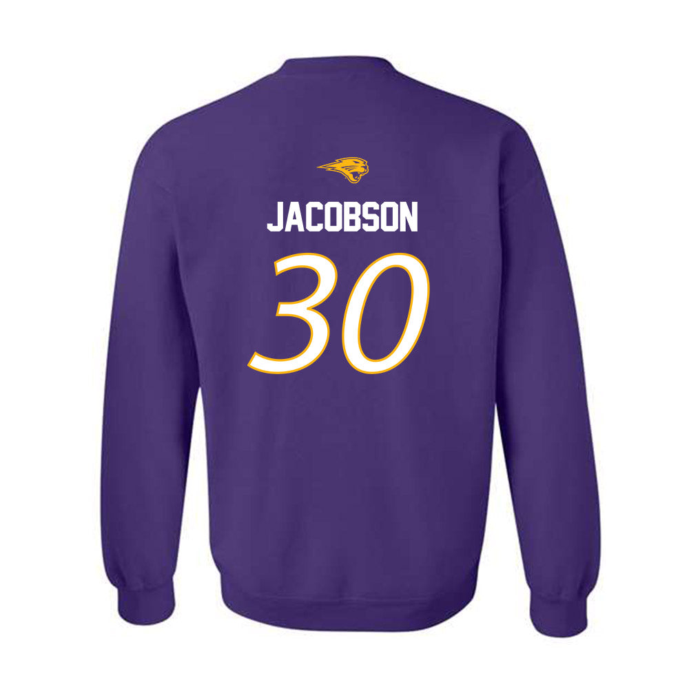 Northern Iowa - NCAA Men's Basketball : Hunter Jacobson - Crewneck Sweatshirt