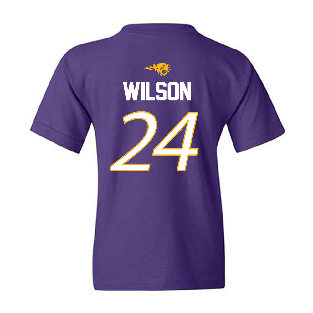 Northern Iowa - NCAA Men's Basketball : Jalen Wilson - Replica Shersey Youth T-Shirt-1
