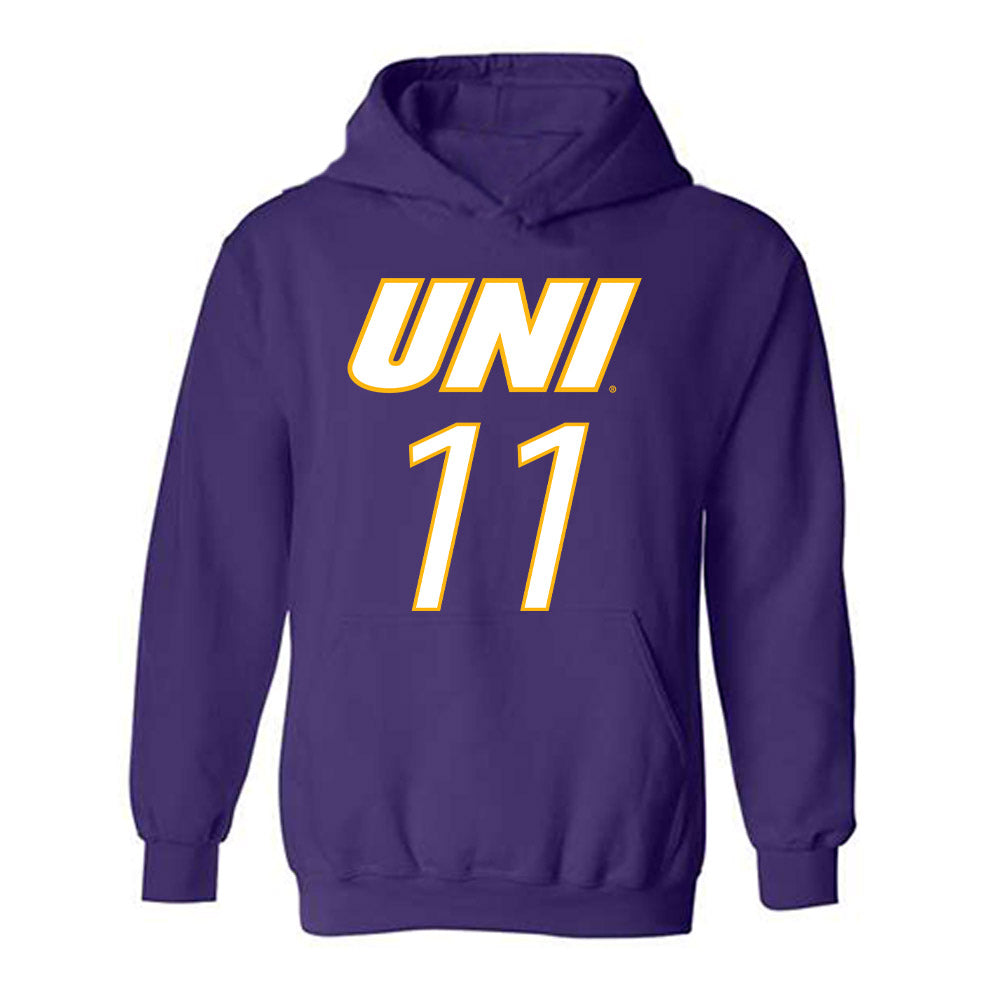 Northern Iowa - NCAA Men's Basketball : Jacob Hutson - Hooded Sweatshirt