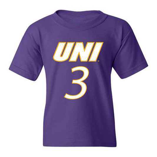 Northern Iowa - NCAA Men's Basketball : Max Weisbrod - Youth T-Shirt