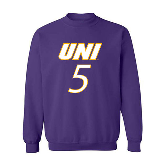 Northern Iowa - NCAA Men's Basketball : Wes Rubin - Crewneck Sweatshirt