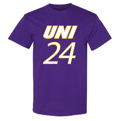Northern Iowa - NCAA Men's Basketball : Jalen Wilson - Replica Shersey T-Shirt-0